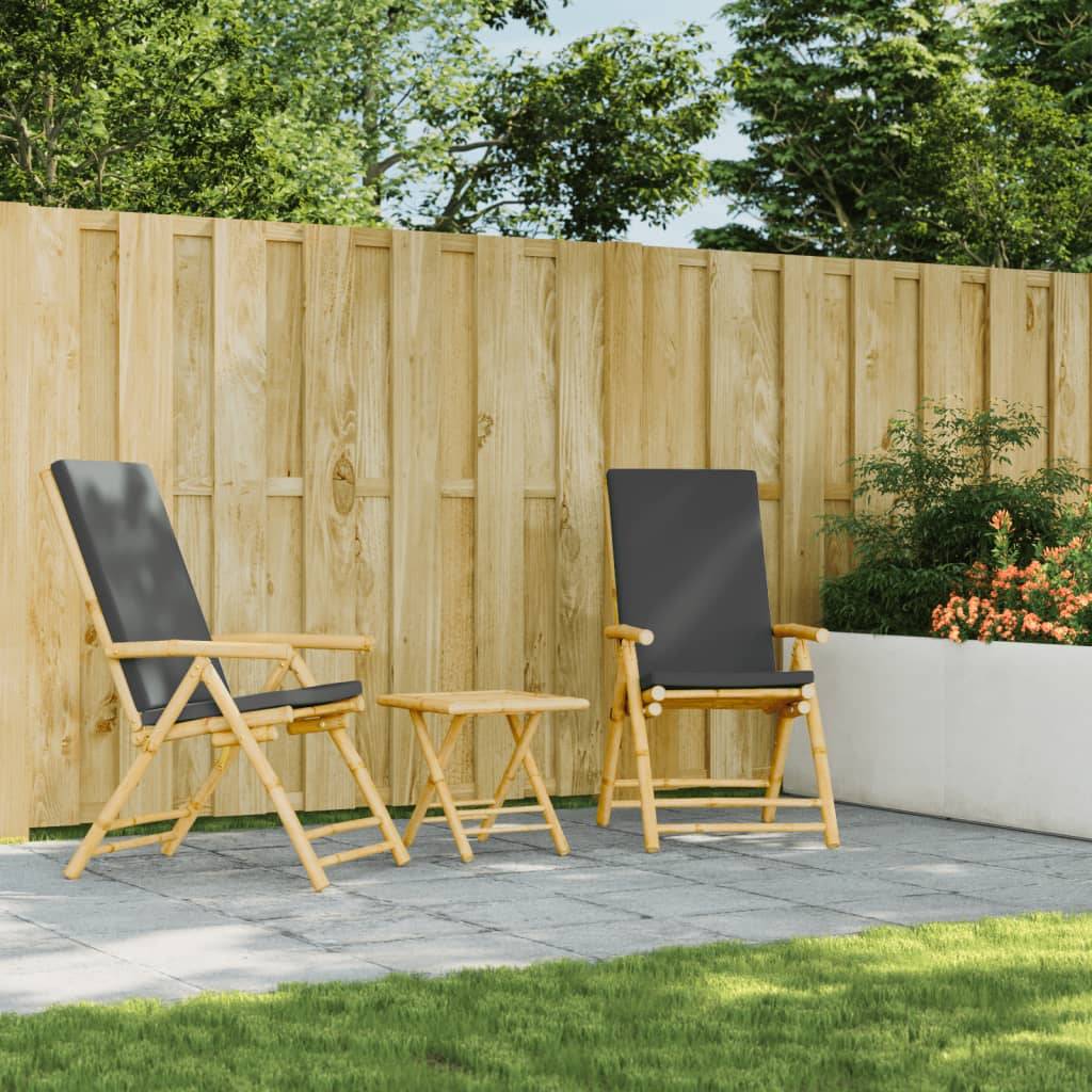 ComfortXL - Table d'Appoint Pliable en Bambou 45x45cm, Petite Table de Jardin Carrée et Nomade – ComfortXL Outdoor Living - Image 3