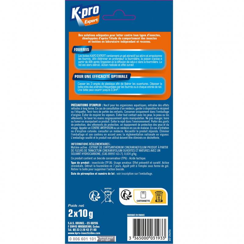 Kapo - Boîte appat formicide KAPO 2x10 grammes KAPO - Image 5