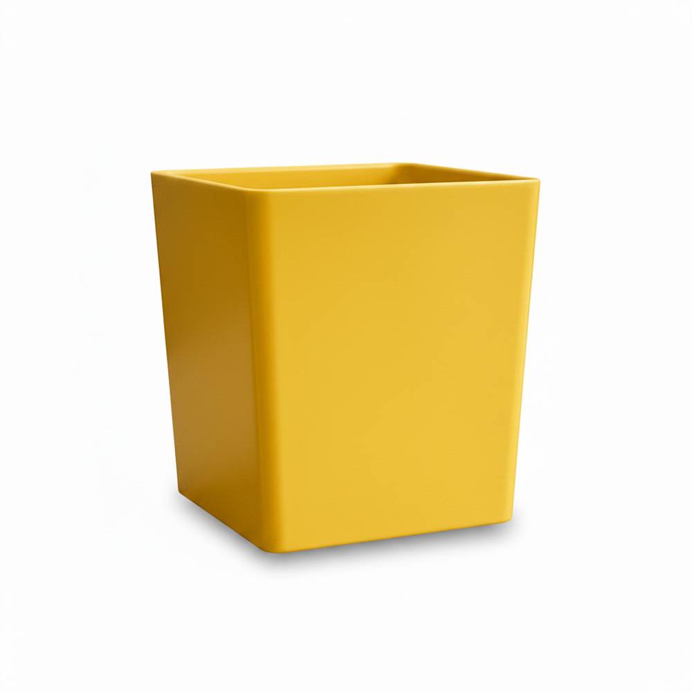 Pot de fleurs carré cubio h 50 cm-plast'up rotomoulage - Image 1