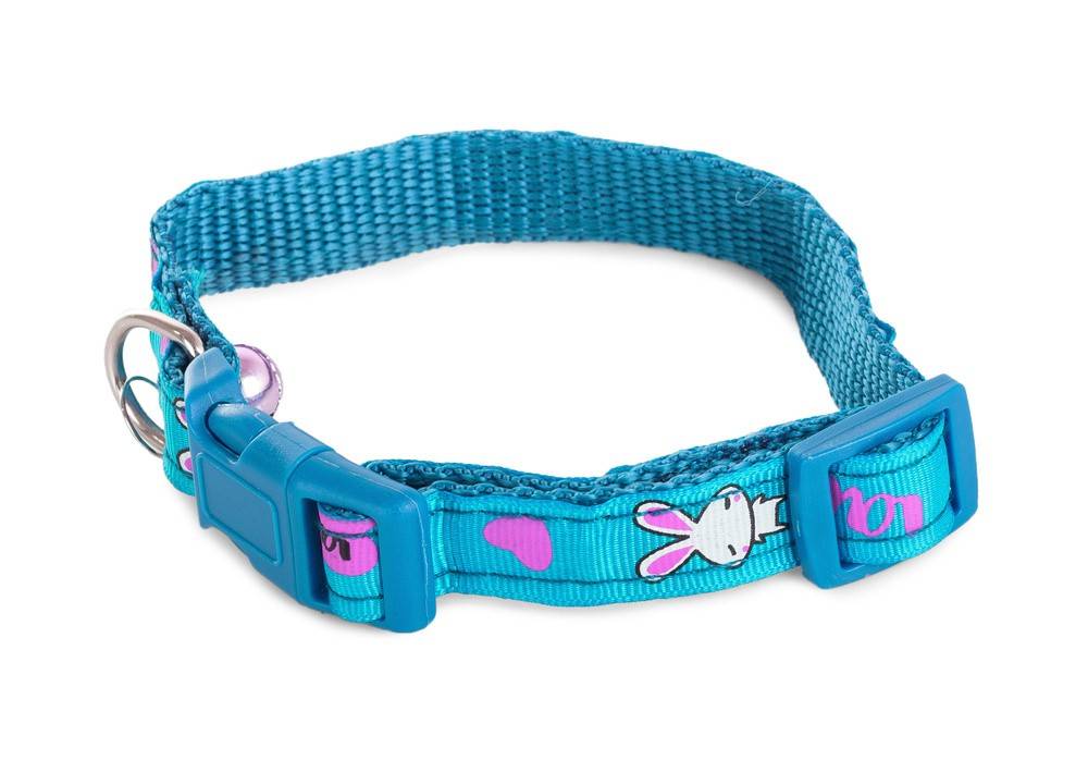 Collier en tissu pour chien chat avec clochette 1.5 - Image 3