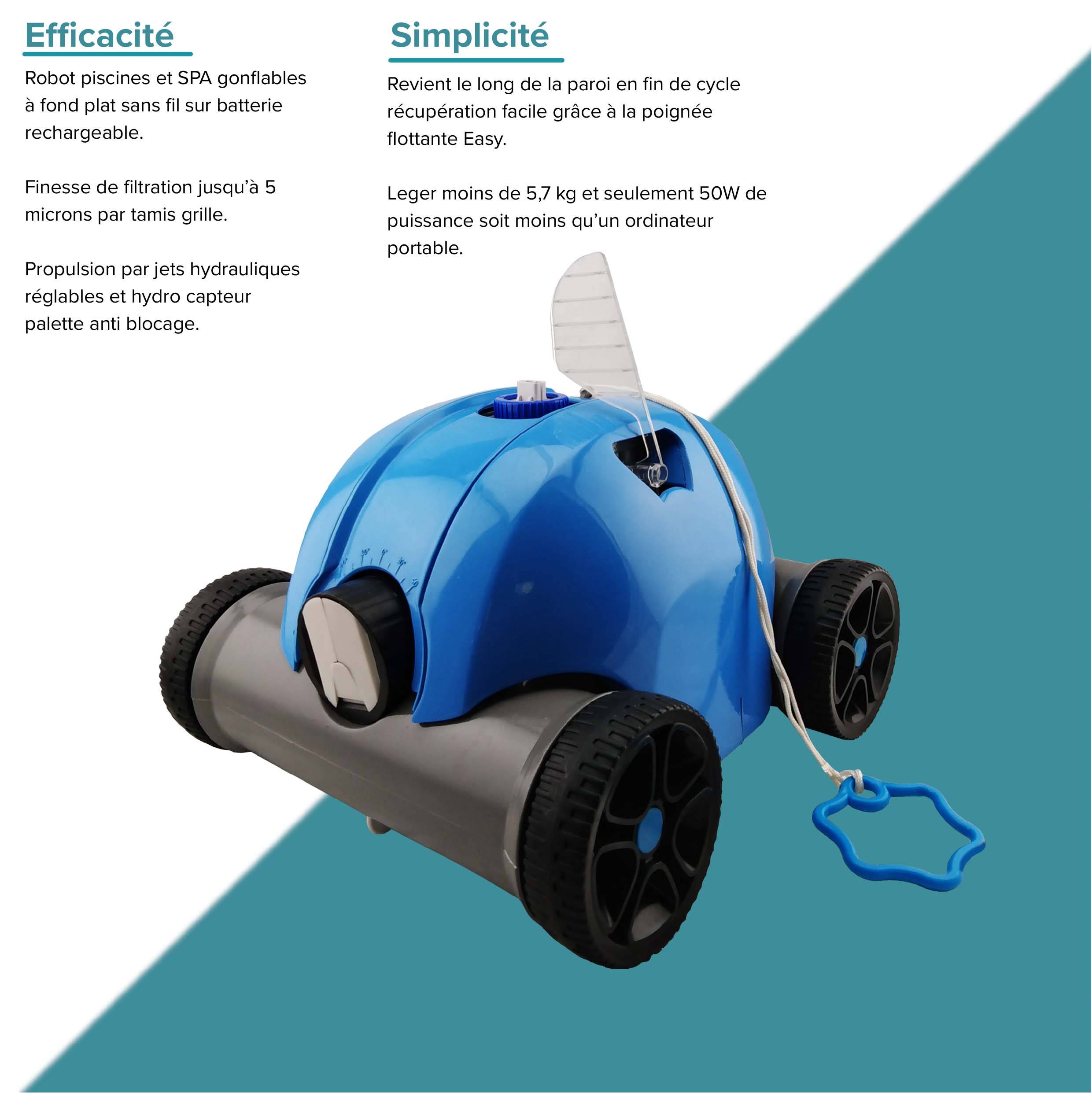 Habitat Et Jardin - Robot Piscine électrique Autonome "orca 050 Cl" - Sans Fil -habitat Et Jardin - Imagen 5
