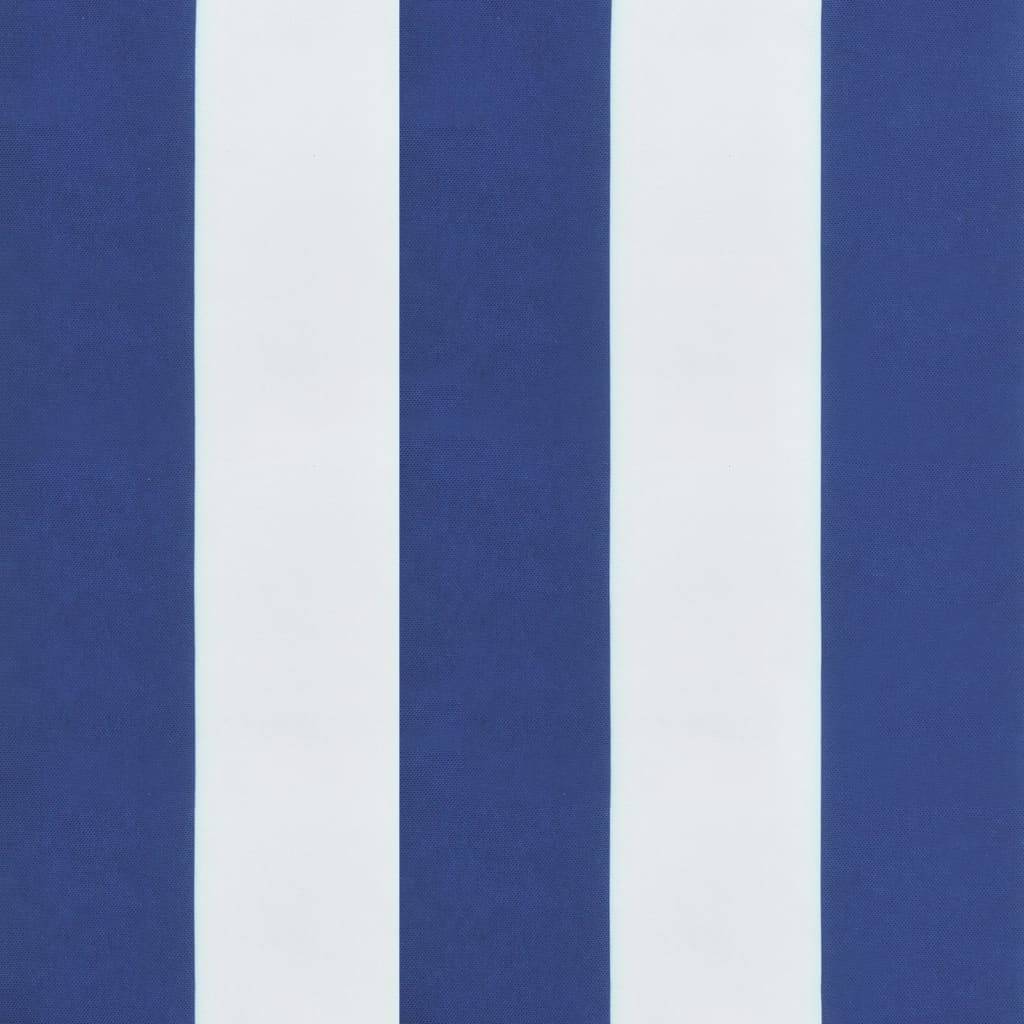 Coussin d'extérieur | Coussin de banc de jardin rayures bleues et blanches 180x50x7cm Maison Chic - Image 6