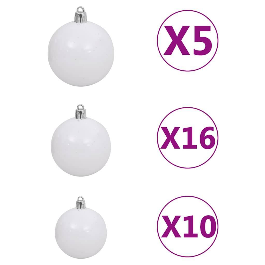 ComfortXL - Sapin de Noël articulé PVC 300 LED et Boules Fêtes Géant Enneigé 270 cm – ComfortXL Outdoor Living - Image 8