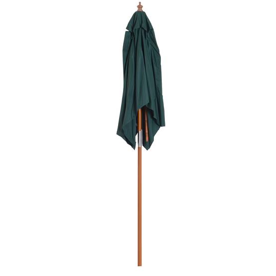 Parasol de jardin Bois Vert 200x150x235 cm - Image 9
