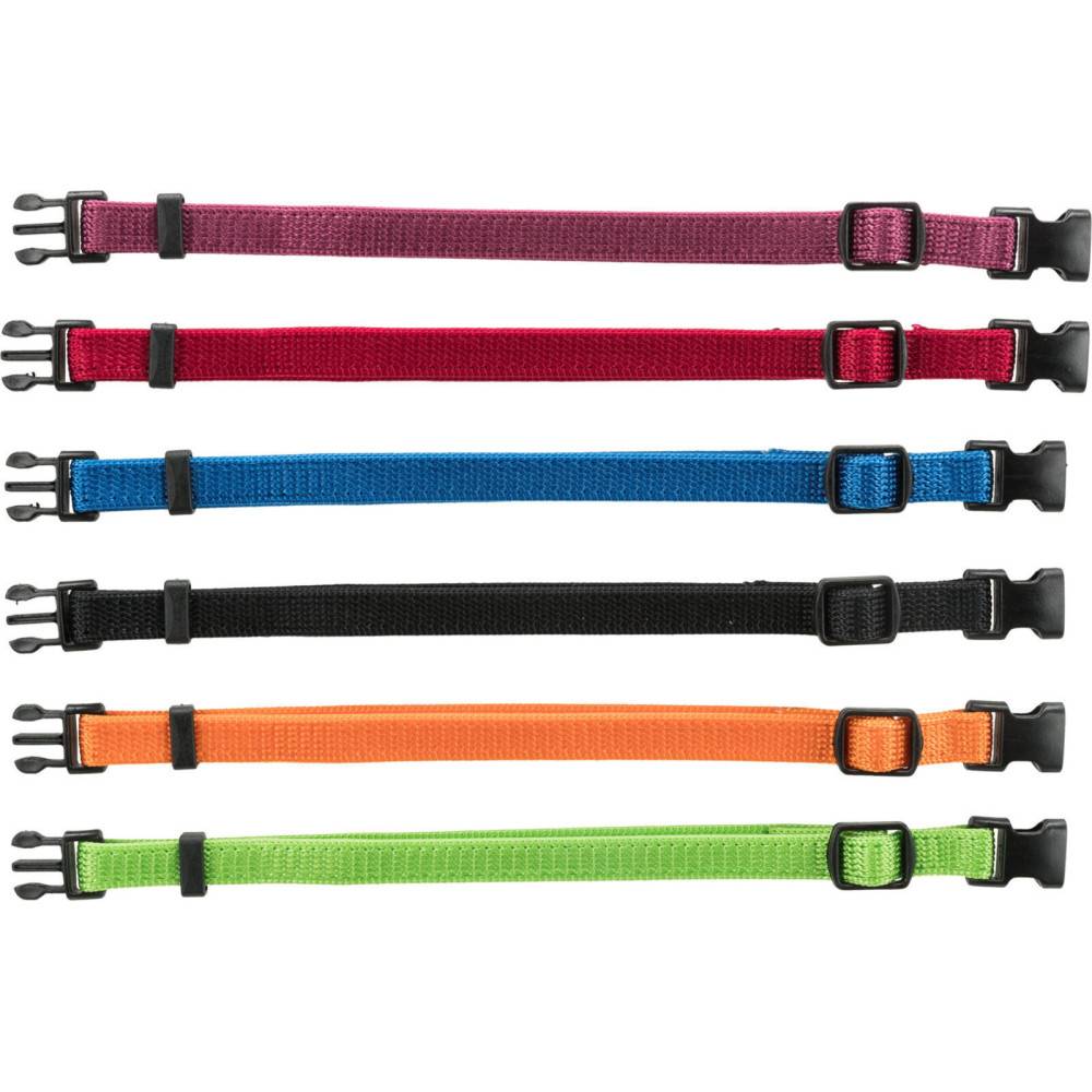 6 colliers  M-L  22 à 35 cm x 10 mm pour chiot.  couleurs différentes - Imagen 3