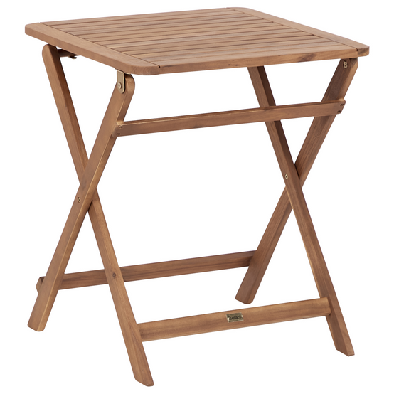 Table d'appoint, 2 Personnes Bois d'acacia certifié Marron PARAGGI - Beliani - Image 1