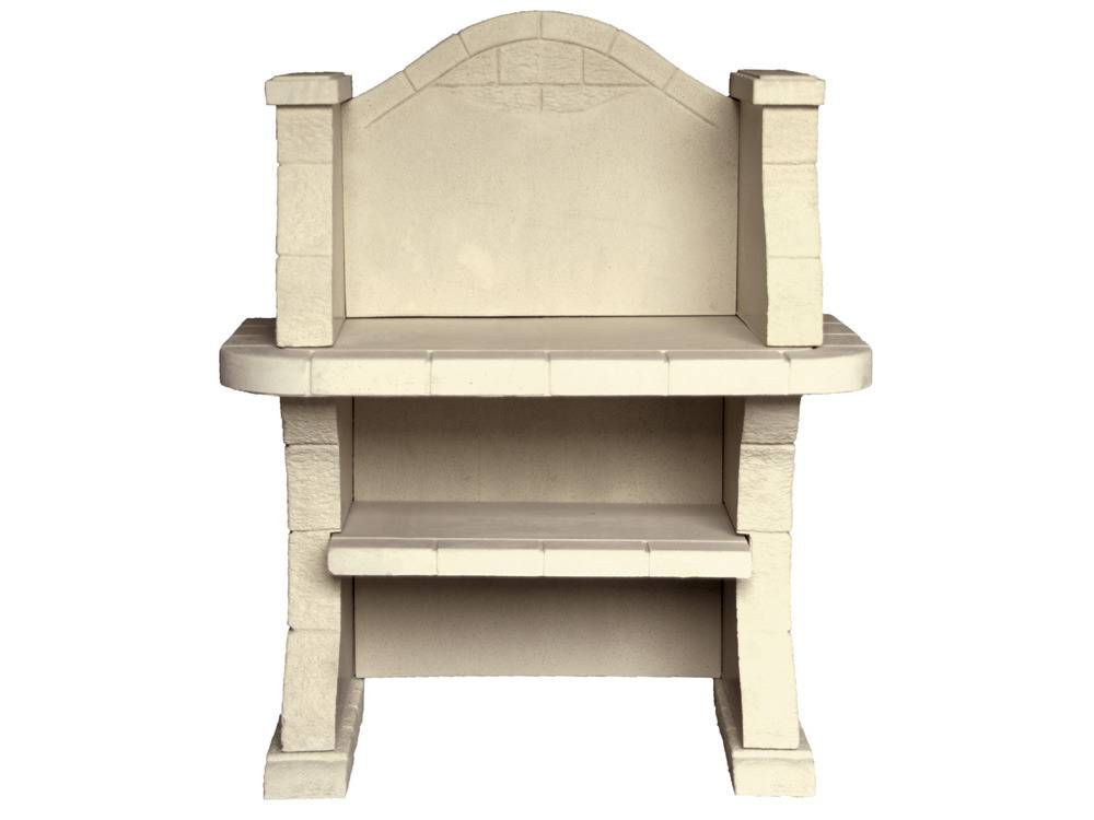 Habitat Et Jardin - Barbecue En Pierre "camargue Junior" - 1.10 X 0.63 X 1.31 M -habitat Et Jardin