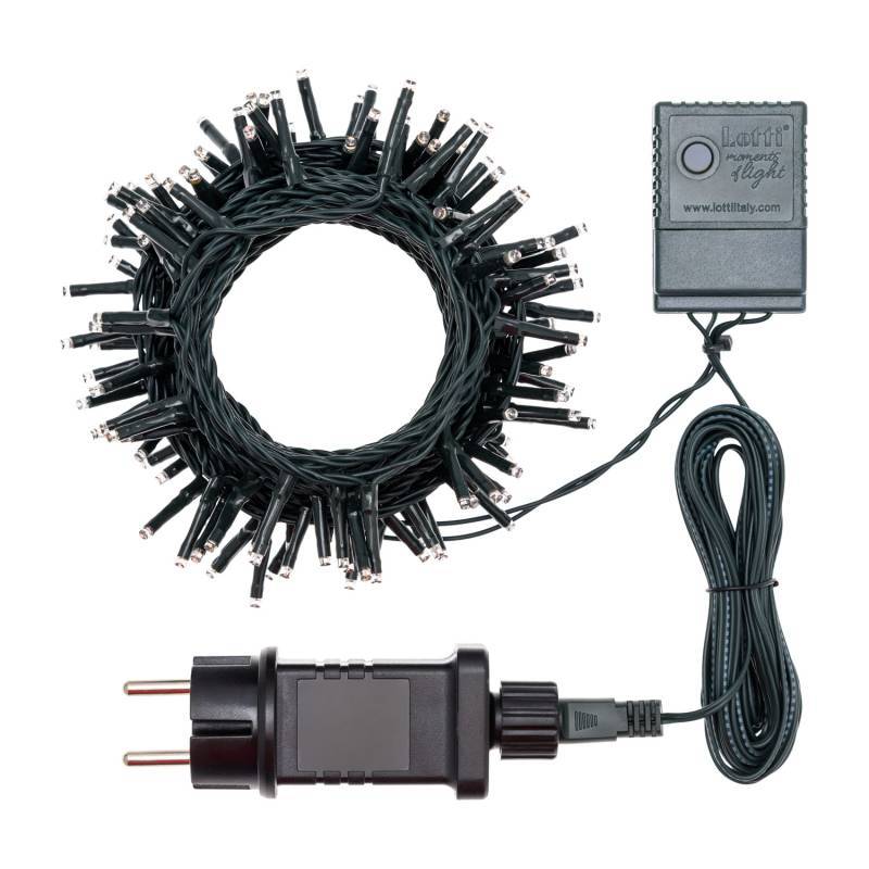 Lotti - Guirlande lumineuse animée 9M 120 miniLED ambré 8 modes câble vert 30V Lotti - Imagen 3
