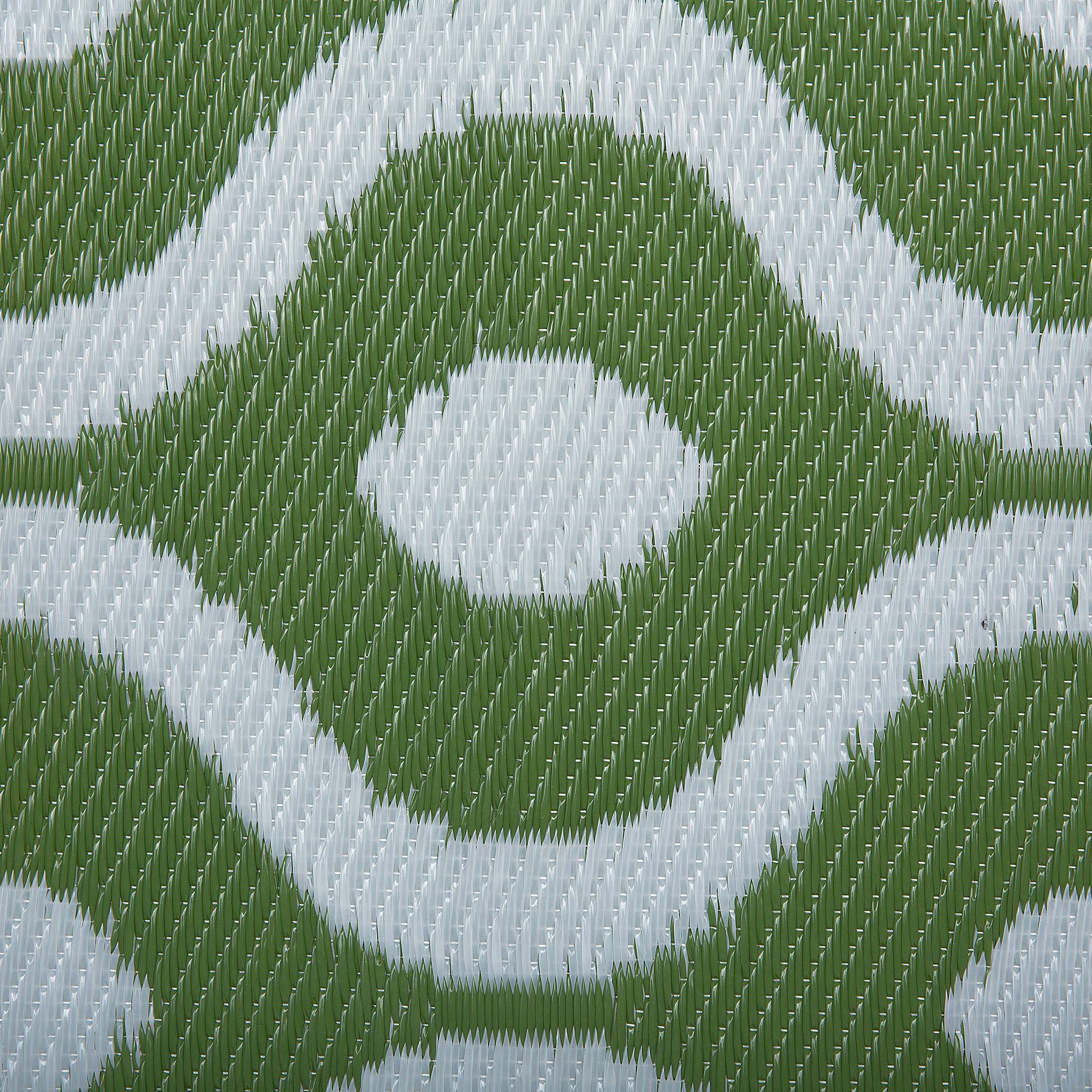 Beliani - Tapis D'Intérieur ou D'Extérieur Vert pour Décoration de Style Moderne et Scandinave pour Salon ou Terasse 120 x 180 cm Beliani - Imagen 5