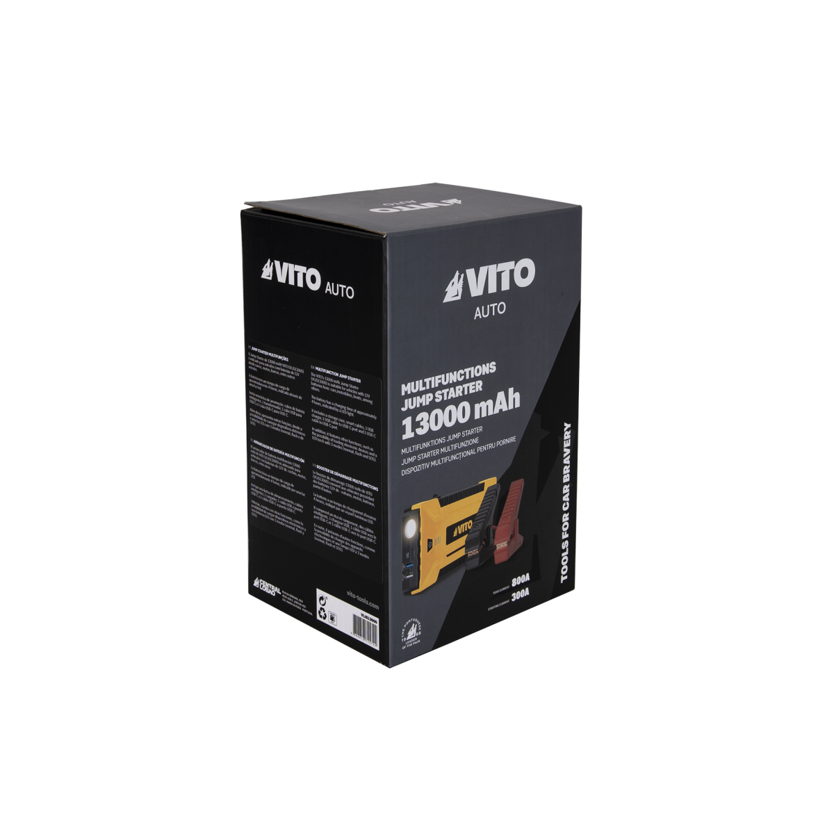 Chargeur de Batterie 12V 13000mAh Démarreur Station de charge portable VITO - Imagen 6