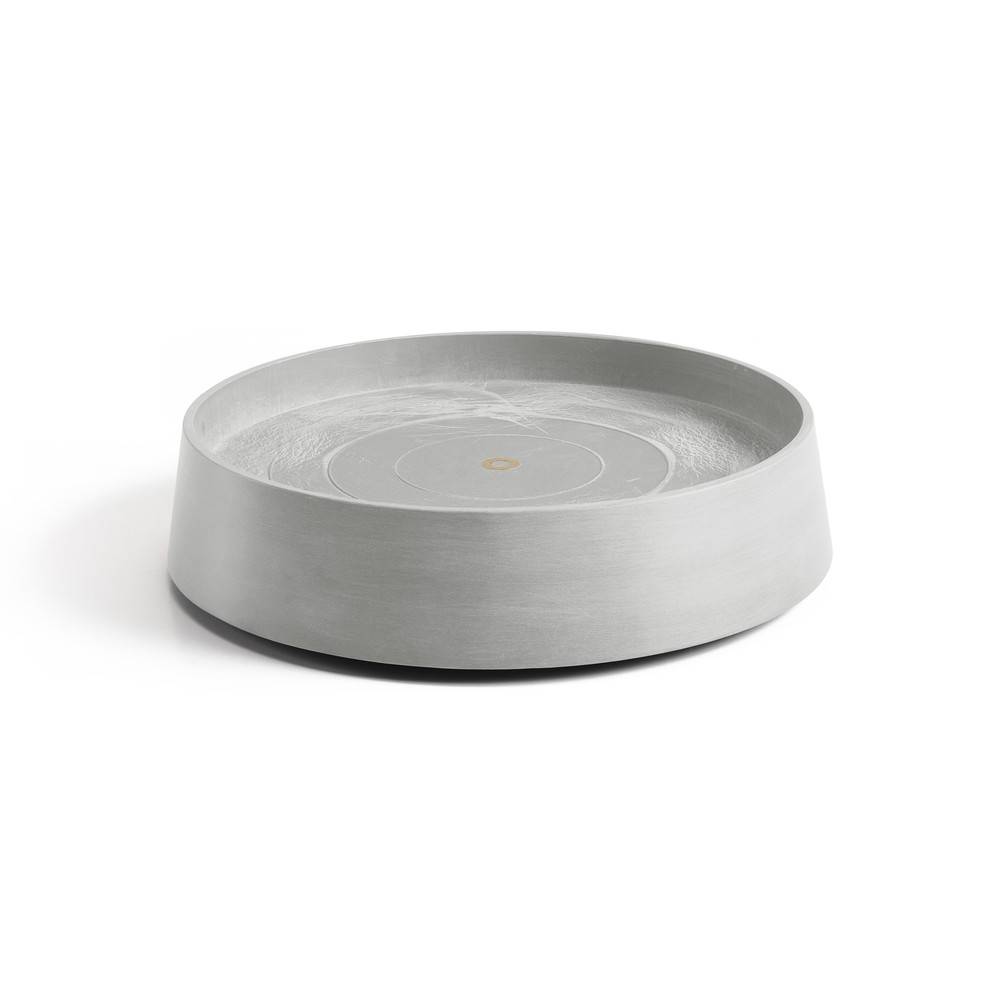 Ecopots - Support à roulettes Wheels Oslo 45 Blanc Gris - Ø 41 x H. 9,5 cm ECOPOTS