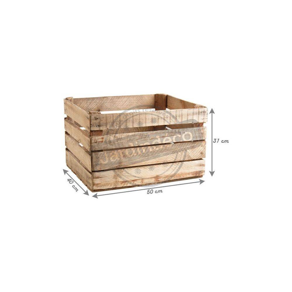 Aubry Gaspard - Caisse en bois rustique - Image 2