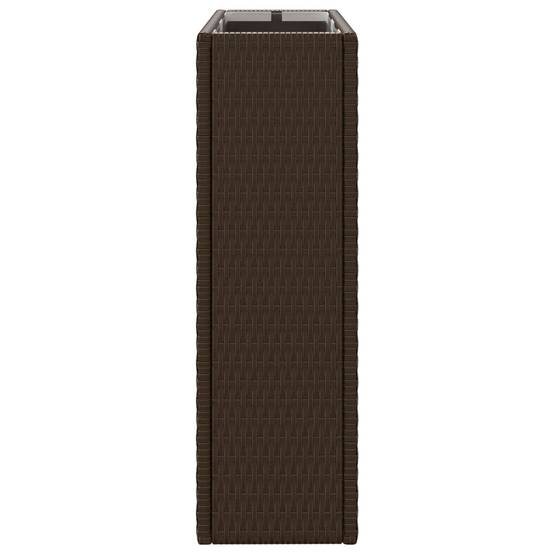 Cache-pot polyrotin noirs 55 x 22 x 70 cm, Poids:5kg - PANGIVO - Image 5