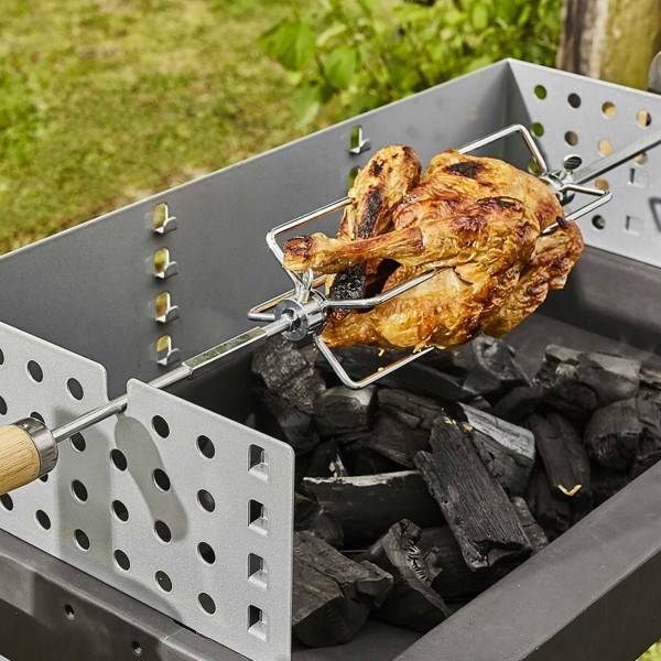 Cook in Garden - Moteur de tourne-broche sur secteur 220 V pour aliments jusqu’à 10 kg Cook’in Garden - Image 4