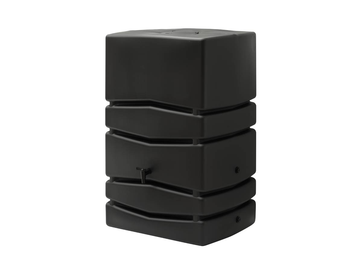 Nature - Récupérateur d'eau de pluie mural anthracite avec robinet 450 L - Nature - Image 2