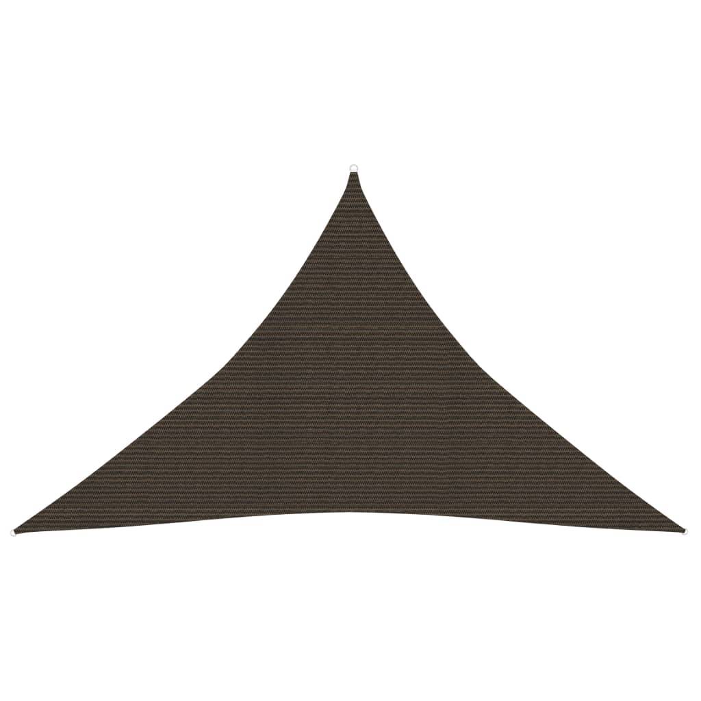 Helloshop26 - Voile toile d'ombrage parasol 160 g/m² PEHD 4 x 4 x 5,8 m marron - Imagen 1