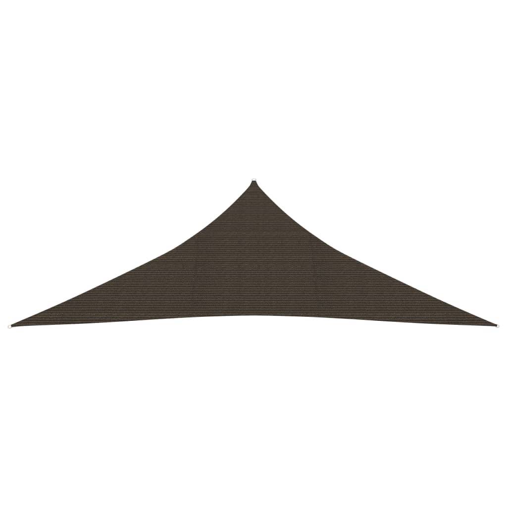 Helloshop26 - Voile toile d'ombrage parasol 160 g/m² PEHD 4 x 4 x 5,8 m marron - Imagen 2