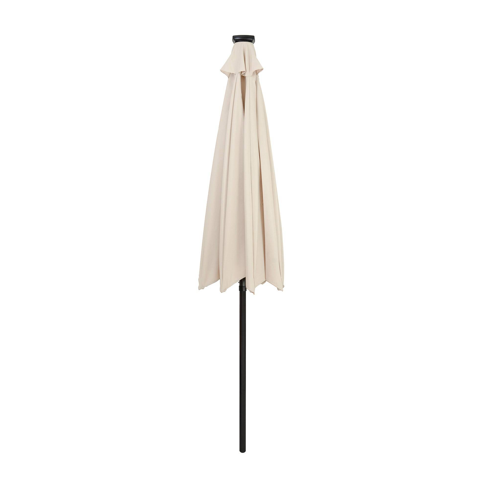 Monstershop - Parasol Inclinable à LED 2,7 m - Crème - Image 2