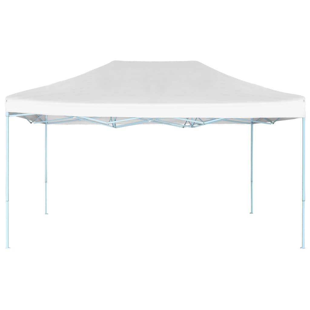 Tente de réception pliable - Tonnelle de jardin - Barnum 3x4,5 m Blanc - MEUBLE PRO - Image 1