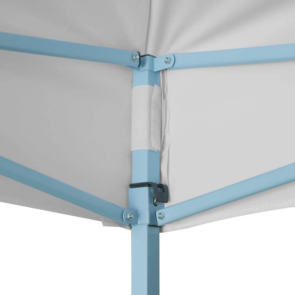 Tente de réception pliable - Tonnelle de jardin - Barnum 3x4,5 m Blanc - MEUBLE PRO - Image 4