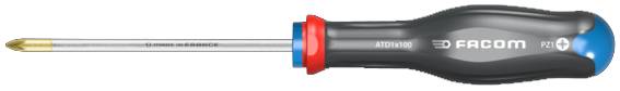 Tournevis Protwist® PZ0 3x75mm longueur totale 178mm - FACOM - ATD0X75 - Image 2