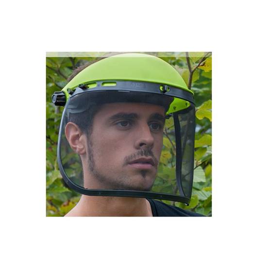 Casque de protection avec visière grillagée Serre tête reglable Haute sécurité VITO - Image 2