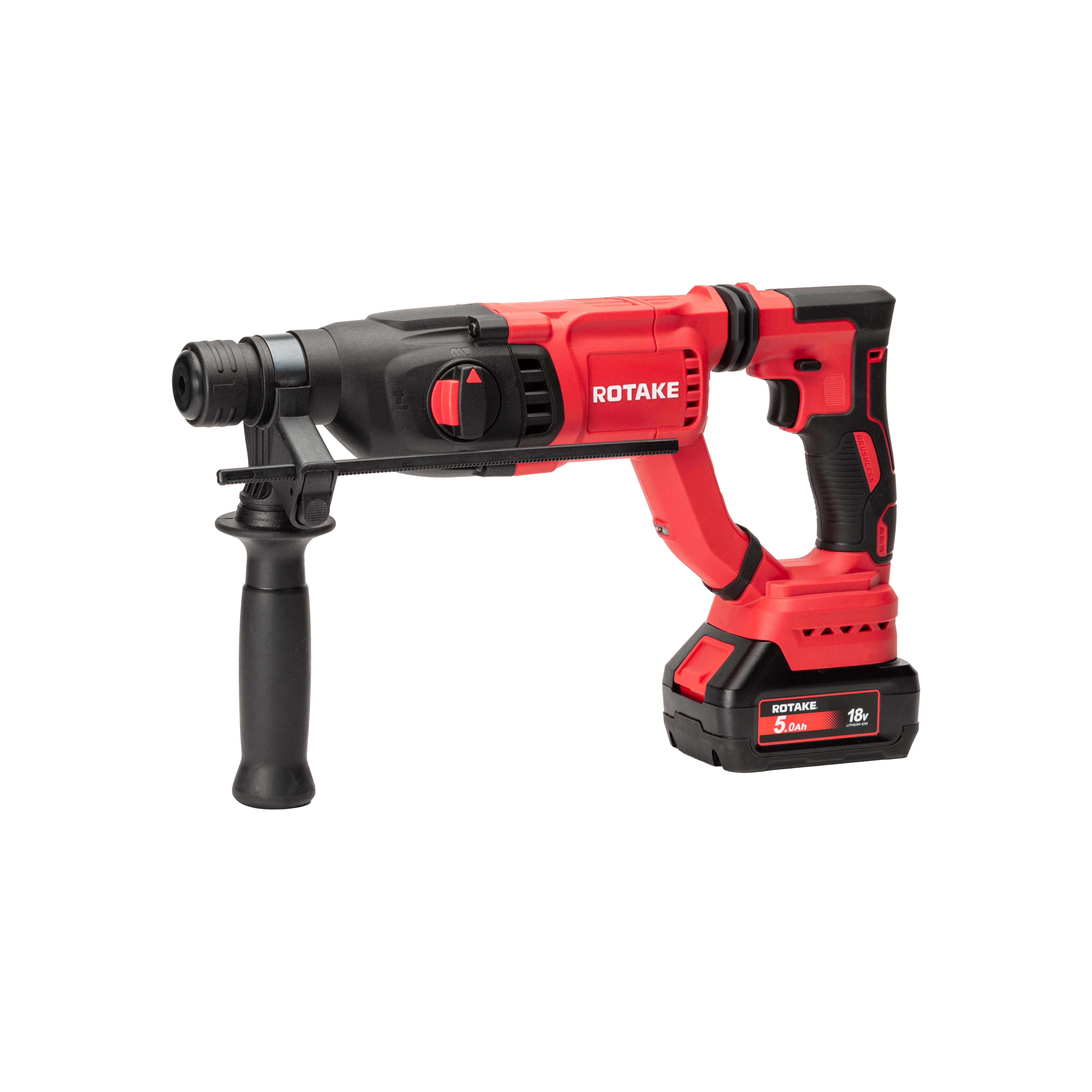 Autre - Ensemble de 3 machines ROTAKE 18V - Perceuse visseuse à percussion D2H-50D + Meuleuse G1-125 + Perforateur 8902 + 2 batteries 18V 5Ah - ROTAKE avec 1 - Image 2