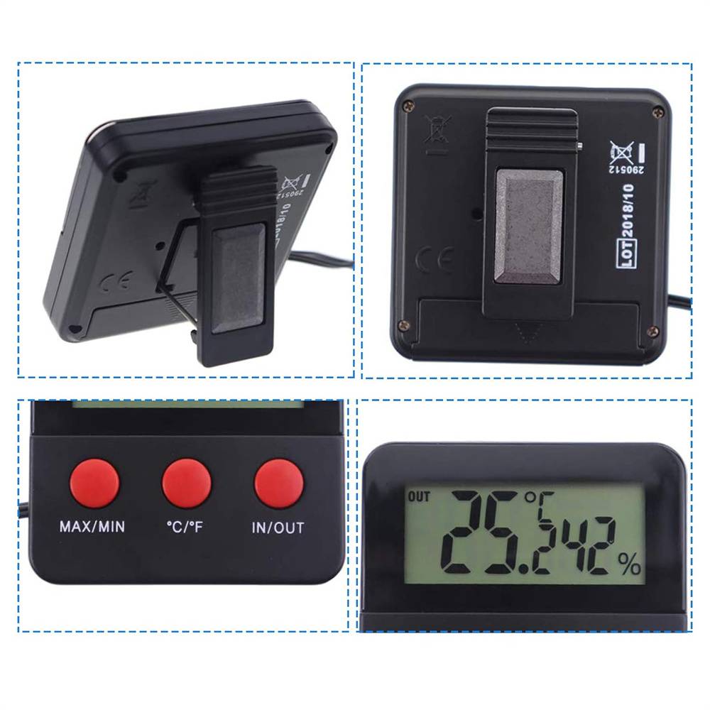 Thermomètre et hygromètre numériques pour reptiles - Image 3