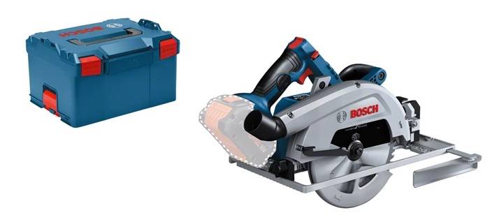 Bosch Professional - Scie circulaire 18V GKS 18V-68 GC Professional (sans batterie ni chargeur) + coffret L-BOXX - BOSCH - 06016B5100 - Imagen 1