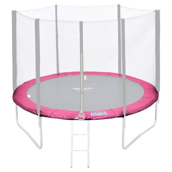 Matelas de protection réversible pour trampoline Ø305cm ADELAÏDE - gris/rose - HAPPY GARDEN - Imagen 6
