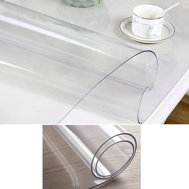Nappe Transparente Epaisseur 30 Microns Taille 140X200CM Composition 100% PVC Caoutchouc Protecteur De Meubles - Image 2