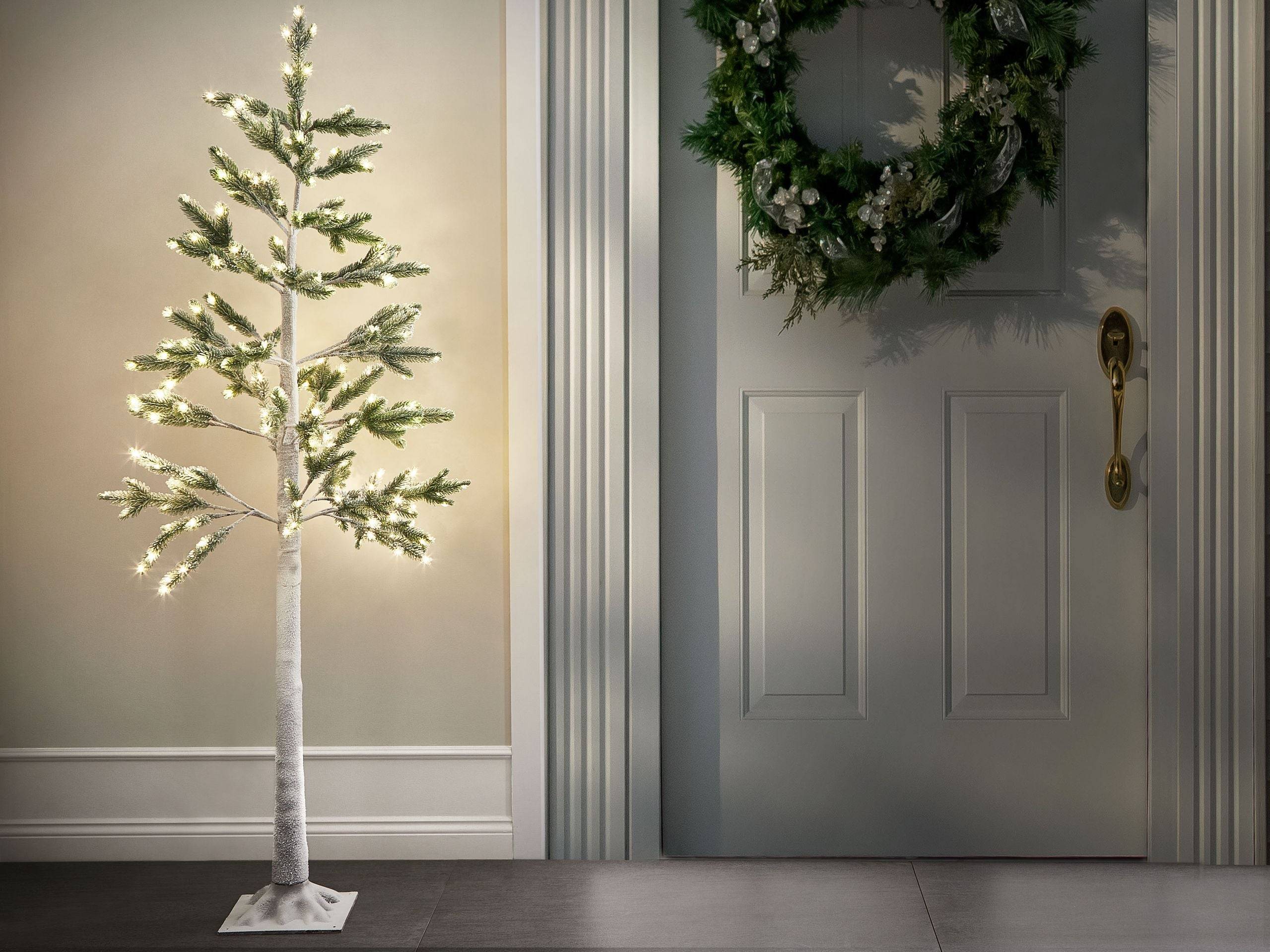 Beliani - Décoration LED Matière synthétique Blanc ALBIONI - Beliani - Imagen 1