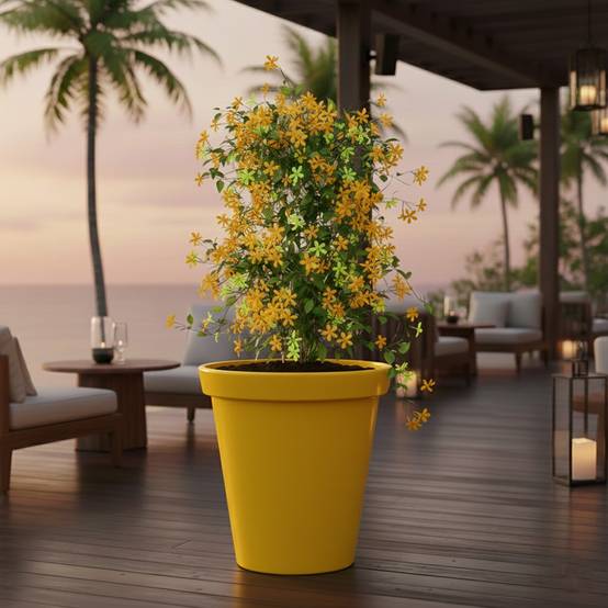 Pot de fleurs 200l delight - plast'up rotomoulage - Image 3