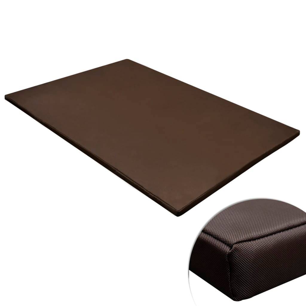 Vidaxl - Tapis plat pour chiens Rectangulaire Marron Taille XL vidaXL 170242 - Imagen 1