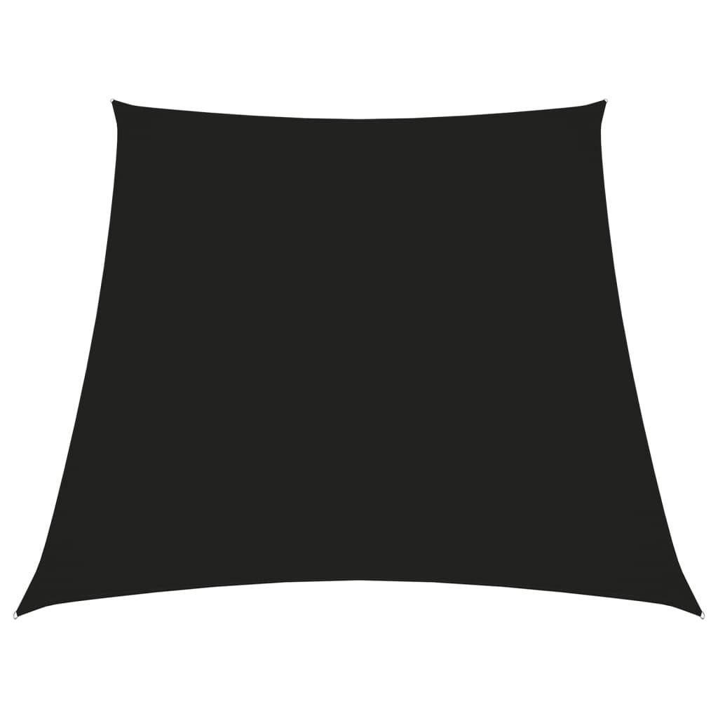 Helloshop26 - Voile toile d'ombrage parasol tissu oxford trapèze 2/4 x 3 m noir - Imagen 1