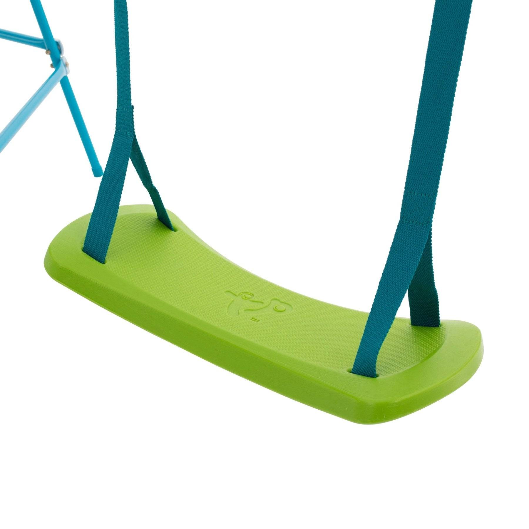 Tp Toys - Aire de jeux balançoire, toboggan et panier de basket - métal bleu - H246 cm - EXPLORER TOUR - Imagen 3