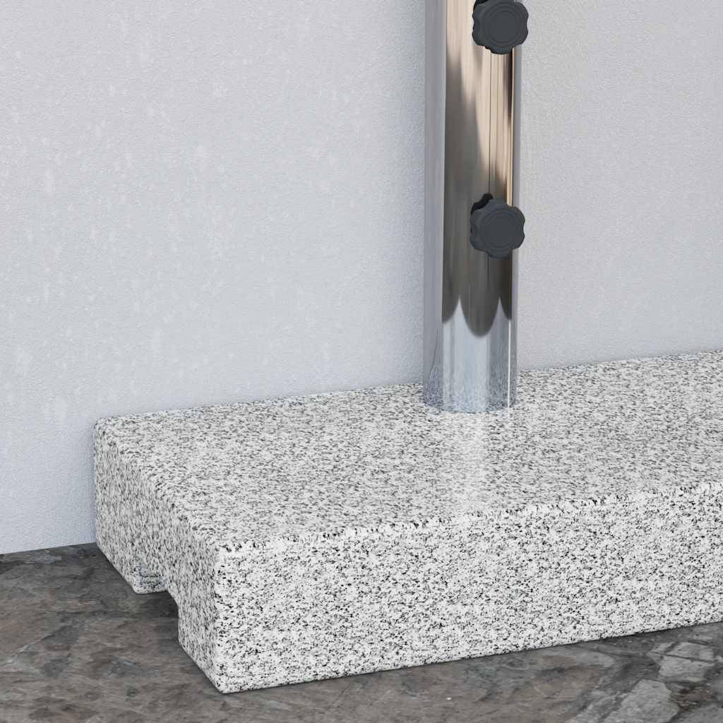 ComfortXL - Socle de Parasol Rectangulaire en Granit 25 kg Base Lourde pour Terrasse Gris – ComfortXL Outdoor Living - Image 4