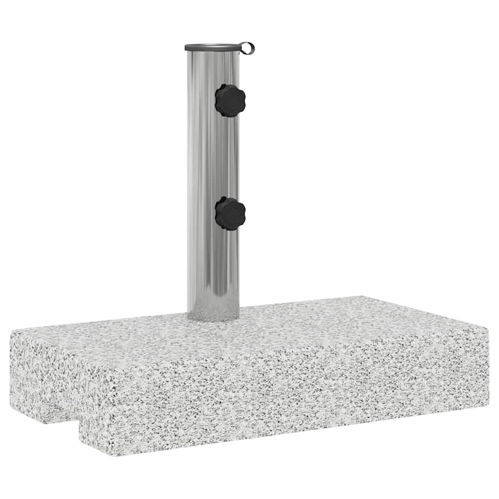 ComfortXL - Socle de Parasol Rectangulaire en Granit 25 kg Base Lourde pour Terrasse Gris – ComfortXL Outdoor Living - Image 2