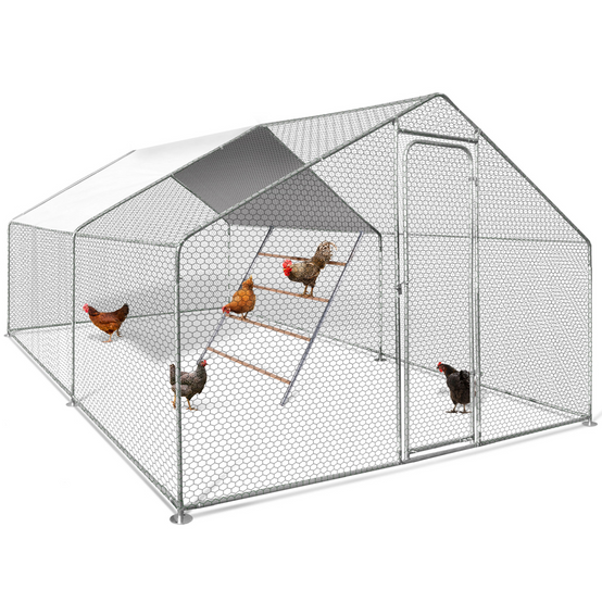 Grand perchoir pour poules 4 niveaux en bois compatible enclos - Image 4