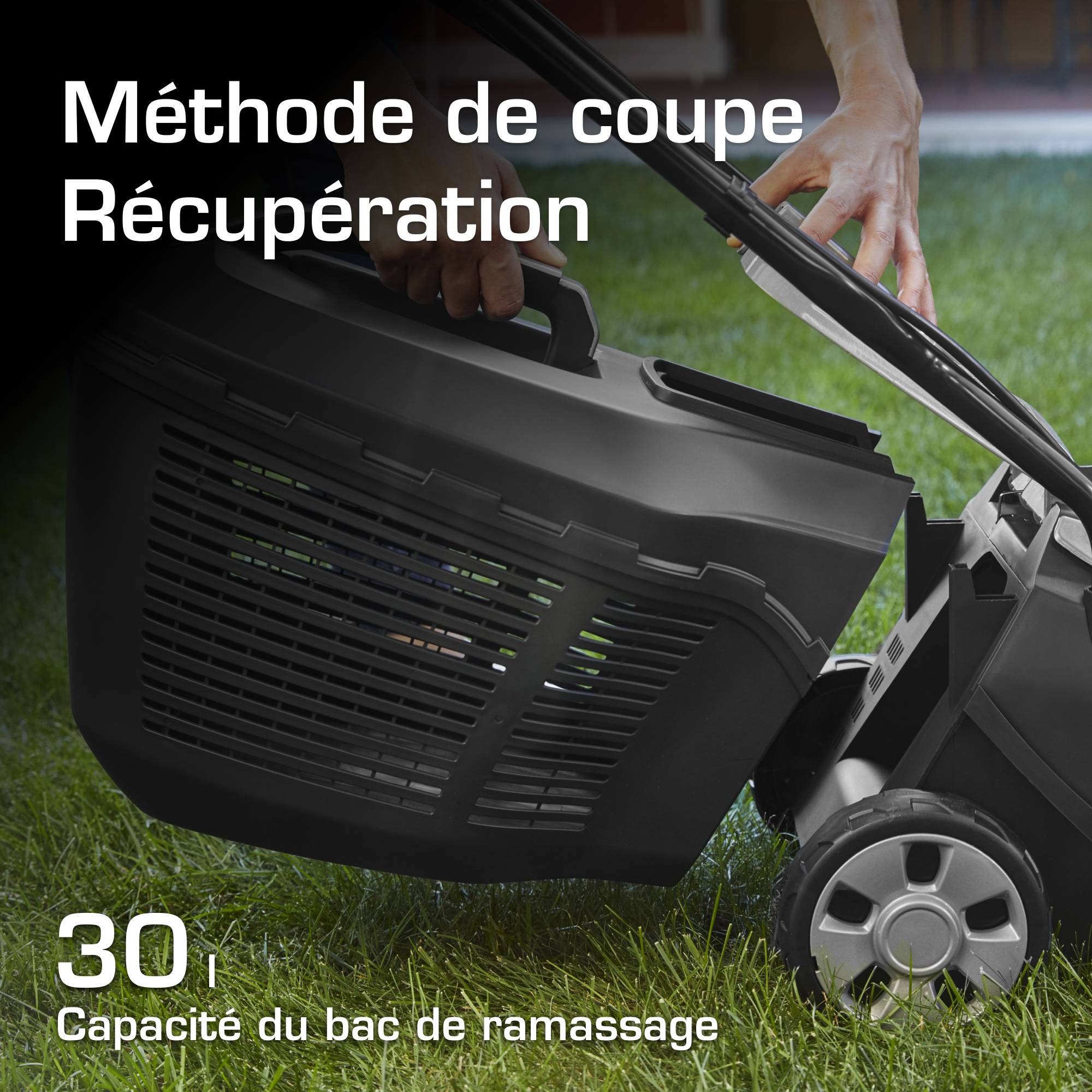 Alpina - Tondeuse sans fil AL1 3020 Li Kit, 30cm, batterie 20V (4Ah) et chargeur - Alpina - Imagen 5