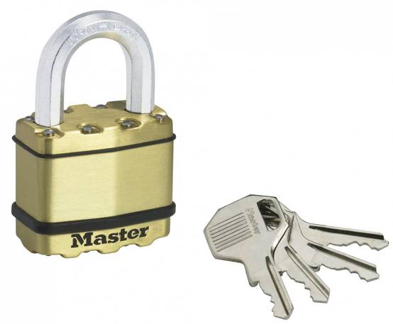 Master Lock - Cadenas à clé MASTER LOCK acier laminé, l.50 mm - Image 1