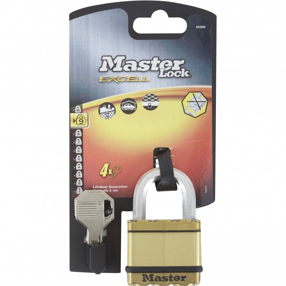 Master Lock - Cadenas à clé MASTER LOCK acier laminé, l.50 mm - Image 3