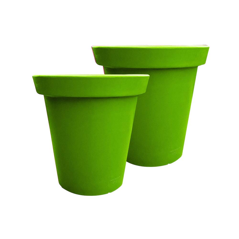 Plast'Up Rotomoulage - Pot de fleurs rond xxl delight 75l- lot de 2