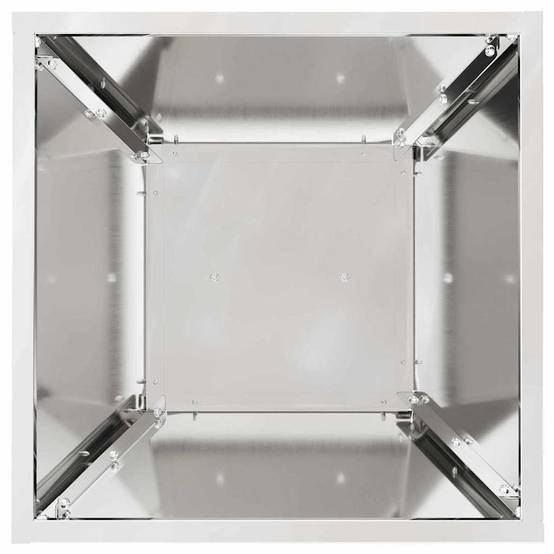 Jardinière | Pot de fleurs | Cache-pot | Bac à fleurs à pilier Argent 35 x 35 x 73 cm - Image 6