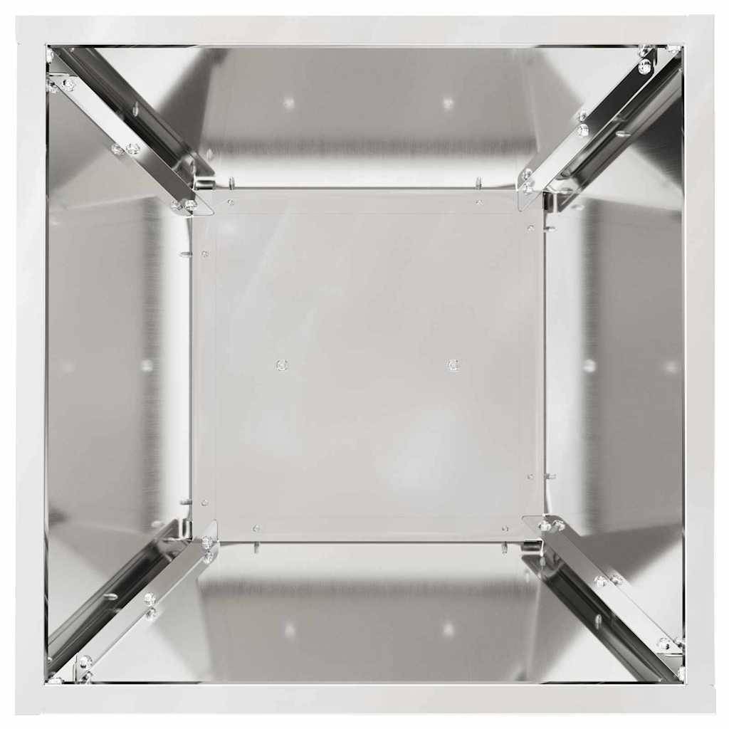 Jardinière | Pot de fleurs | Cache-pot | Bac à fleurs à pilier Argent 35 x 35 x 73 cm - Image 6