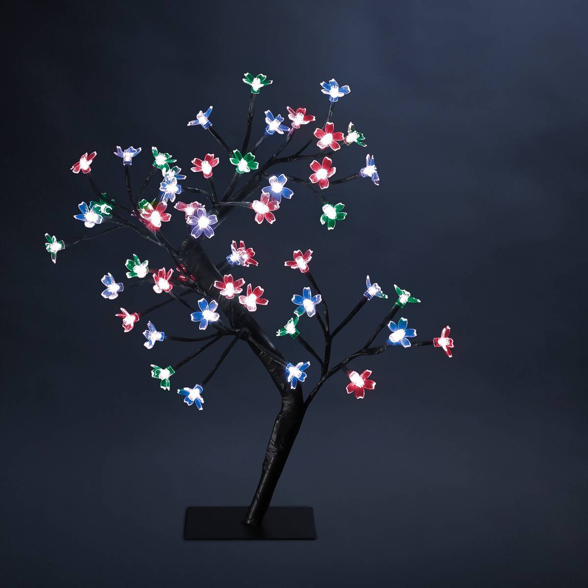 Fééric Lights & Christmas - Arbre lumineux intérieur Prunus H45cm 48 LED + transfo FEERIC LIGHTS & CHRISTMAS