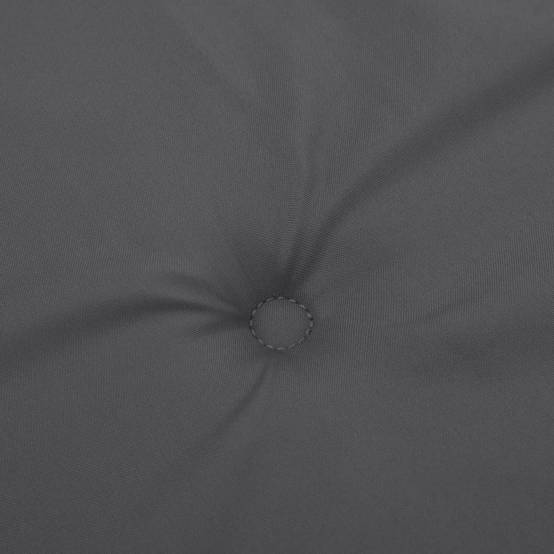 Coussins de chaise à dossier bas polyester anthracite 100 x 50 x 3 cm - PANGIVO - Image 8