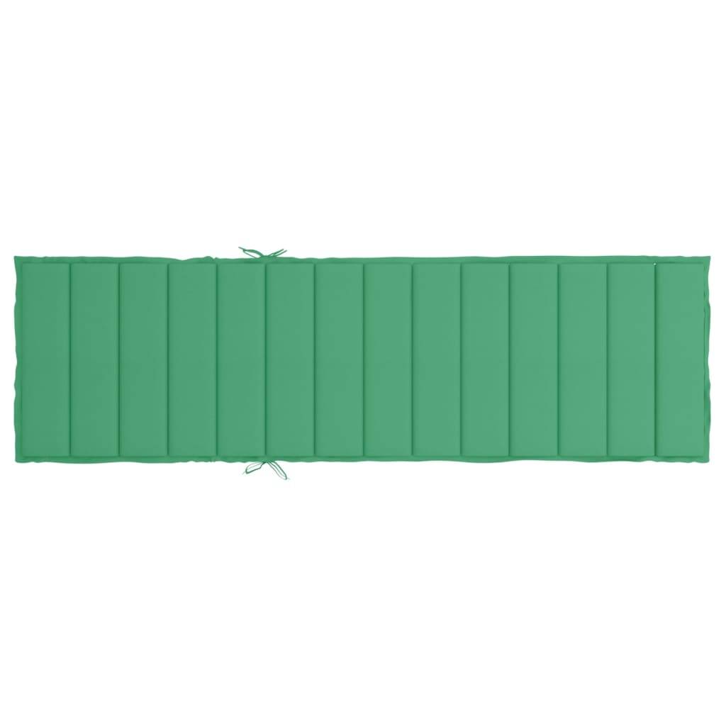 ComfortXL - Matelas Bain de Soleil Tissu Oxford Confortable pour Transat de Piscine Vert 200x50cm – ComfortXL Outdoor Living - Image 5