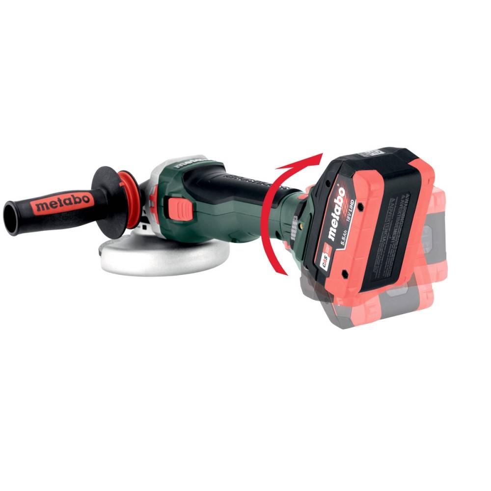 Metabo - Meuleuse 125 mm 18 V WVB 18 LTX BL 15-125 (sans batterie ni chargeur), coffret - Image 2