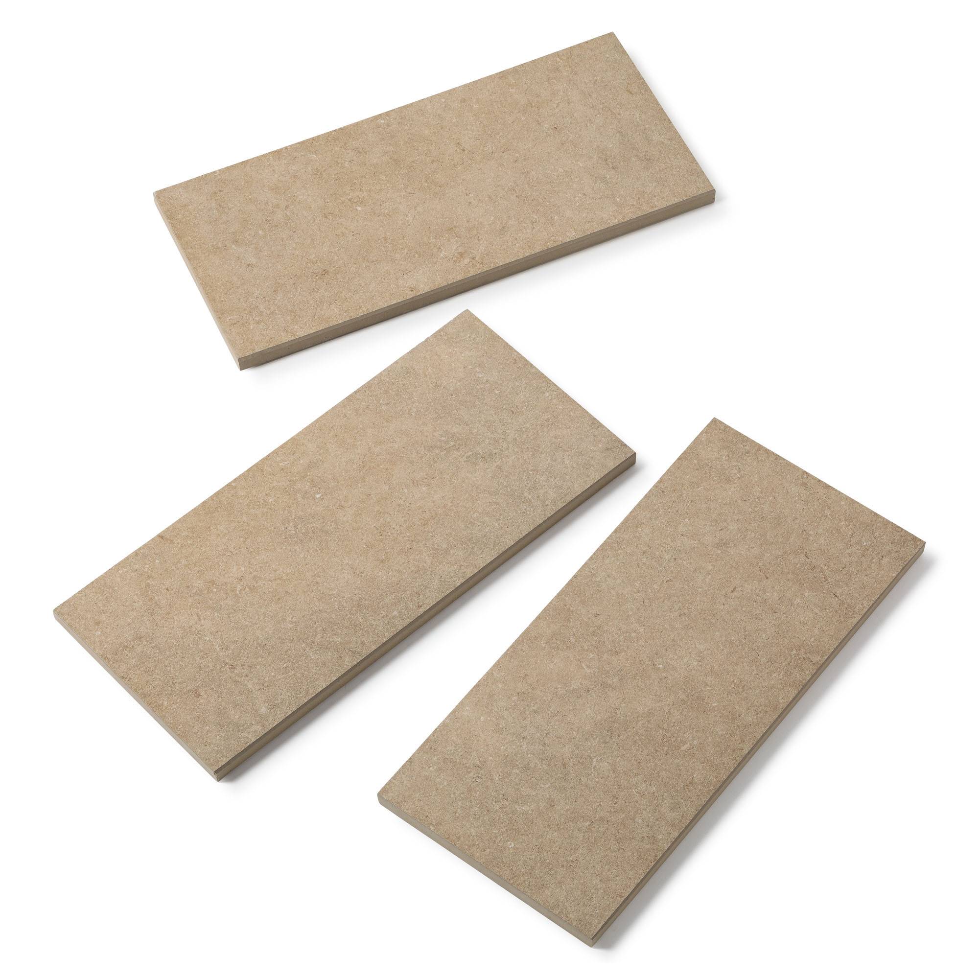 Margelle de piscine effet Pierre Beige Cotto 60x28x2 cm Bord Droit Pietra - RO'MA CARRELAGE - Image 4